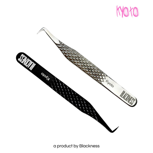Pinzette "Kyoto" 90° 7mm - BLACKNESS
