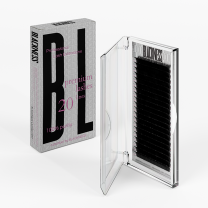Lash Extensions by BLACKNESS -  Einzel 0.07