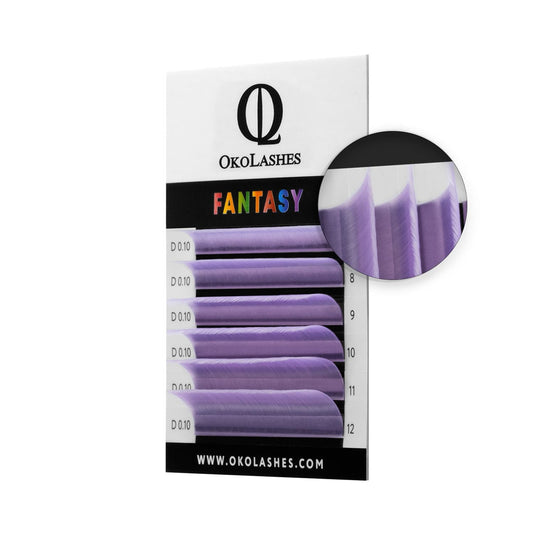 Lash Extensions Lavendel MIX - OKO LASHES - 6 Reihen